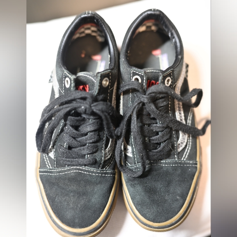Vans Skate Old Skool Andrew Allen Snakeskin Black Gum Shoes Men’s 5 Women’s 6.5